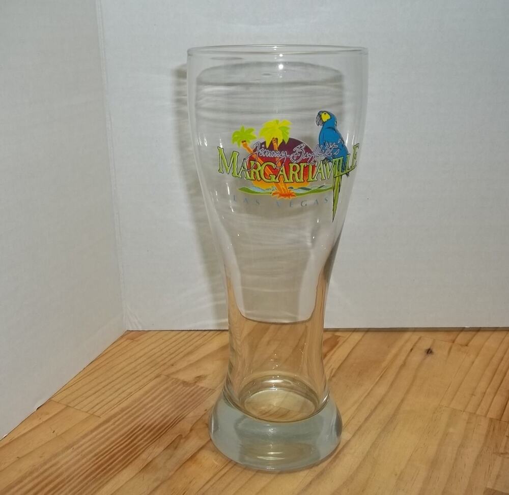 Jimmy Buffet's Margaritaville Tall Beer Glass Vegas Parrothead